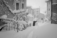 Esterno La Rua innevata