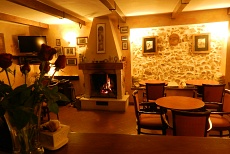 dettaglio sala relax e colazione